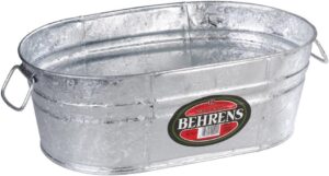 Galvanized tub