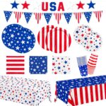 Patriotic themed party dinnerware