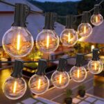 Round bulb outdoor string lights
